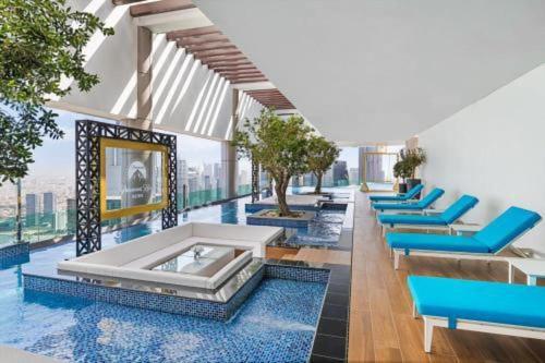 Paramount Midtown Deluxe 1 Bedroom Apartment With Full Burj-Khalifa View Дубай Екстер'єр фото